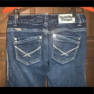 Rock and roll boot cut jeans